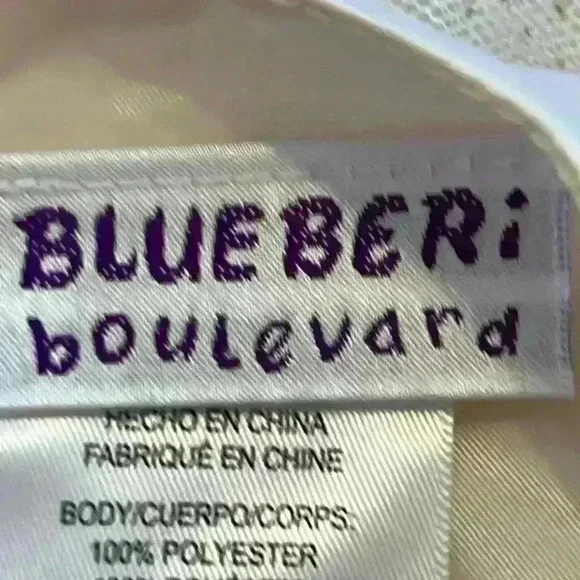 Blueberi Boulevard Girl’s Dress Sz 5 Cream with Gold Accents Christmas Wedding - Picture 3 of 7